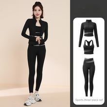 Load image into Gallery viewer, Color Cut-off Sport Suit