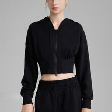 Load image into Gallery viewer, Hooded Cardigan Jacket