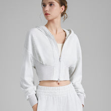 Load image into Gallery viewer, Hooded Cardigan Jacket