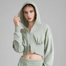 Load image into Gallery viewer, Hooded Cardigan Jacket
