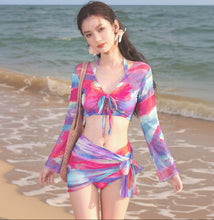 Load image into Gallery viewer, Beach Babe Bikini 4-pieces Set