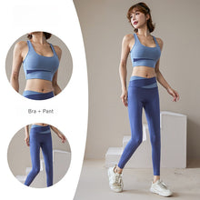 Load image into Gallery viewer, Color Cut-off Sport Suit