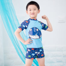 Load image into Gallery viewer, Cutety Whale Swimsuit ( Cap Included )