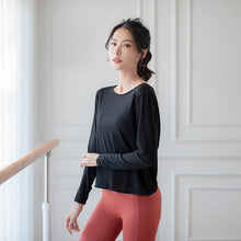 Load image into Gallery viewer, Open Back Long Sleeve Tees