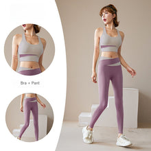 Load image into Gallery viewer, Color Cut-off Sport Suit
