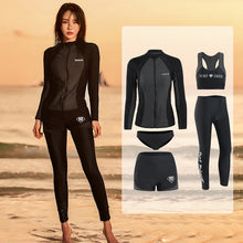 Load image into Gallery viewer, Beachy Splash Weisuit (5pcs/3pcs Set)

