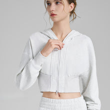 Load image into Gallery viewer, Hooded Cardigan Jacket
