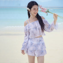 Load image into Gallery viewer, Floral Seafarer Swimsuit
