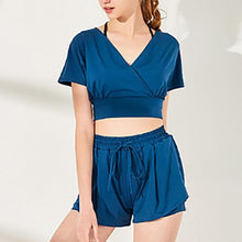Load image into Gallery viewer, V Neck Loose Fitness Suit
